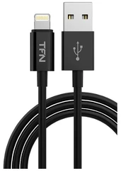 Купить Кабель TFN CLIGUSB1MBK USB 2.0 Am - Lightning 8-pin, 1 м, черный / Народный дискаунтер ЦЕНАЛОМ