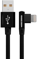 Купить Кабель More choice K27i USB - Lightning, 1 м, 2.1 A, черный / Народный дискаунтер ЦЕНАЛОМ