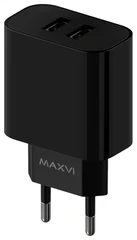 Купить Сетевое зарядное устройство Maxvi CHL-242 черный / Народный дискаунтер ЦЕНАЛОМ