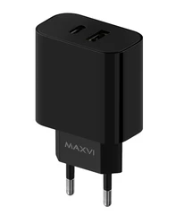 Купить Сетевое зарядное устройство Maxvi CHL-602 черный / Народный дискаунтер ЦЕНАЛОМ