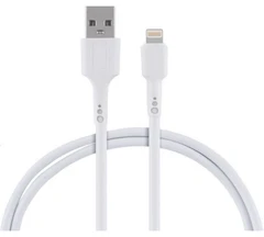 Купить Кабель Energy ET-31-2 USB - Lightning, 2 м, 2 А, белый / Народный дискаунтер ЦЕНАЛОМ