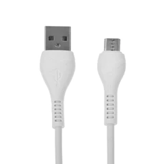 Купить Кабель Hoco X37 USB2.0 Am - microUSB, 1 м, белый / Народный дискаунтер ЦЕНАЛОМ