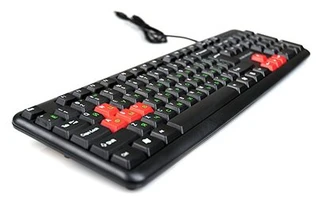 Клавиатура игровая Nakatomi Navigator KN-02U Black-Red 