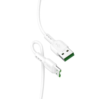 Кабель USB2.0 Am - microUSB Hoco X33 Surge, 1.0м, белый