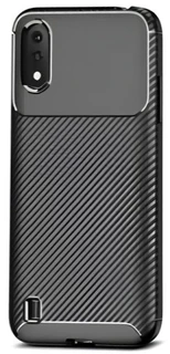 Чехол-накладка для Samsung A11/M11 2020 Carbon, черный