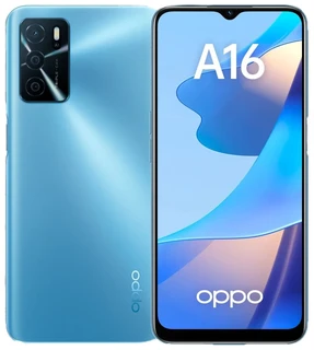Смартфон 6.52" OPPO A16 3/32GB Blue 