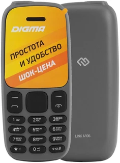 Сотовый телефон Digma Linx A106 Gray 