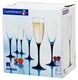 Набор бокалов для шампанского Luminarc Domino 6 пр, 0.17 л вид 4