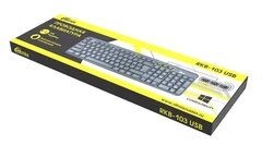 Купить Клавиатура Ritmix RKB-103 USB черный / Народный дискаунтер ЦЕНАЛОМ