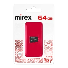 Купить Карта памяти microSDXC Mirex 64 ГБ / Народный дискаунтер ЦЕНАЛОМ