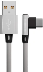 Купить Кабель More choice K27a USB - Type-C, 1 м, 2.1 A, белый / Народный дискаунтер ЦЕНАЛОМ
