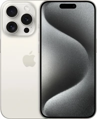 Купить Смартфон 6.1 Apple iPhone 15 Pro 256GB White Titanium (PI) / Народный дискаунтер ЦЕНАЛОМ