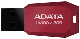 Флеш накопитель A-Data UV100 8Gb красный