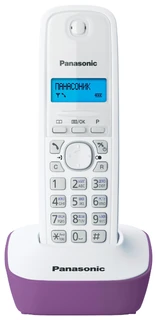 Радиотелефон Panasonic KX-TG1611RUW  Монохромный, АОН, черно-белый 