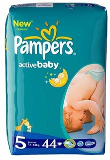 Подгузники Pampers Active Baby-Dry Junior 11-18кг унисекс