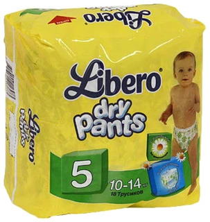 Подгузники-трусики LIBERO Dry Pants Maxi Plus 5