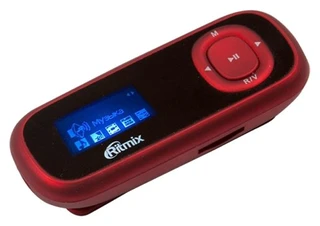 Плеер MP3 Ritmix RF-3410 4Gb Li-Po, microSD до16Gb, LCD 1", FM, диктофон, black 