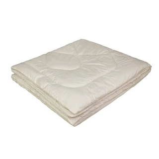 Одеяло "Шерстяное" 110*140 (ткань: бязь, шерсть овечья 70%) с белым кантом, в чемодане ОШб01-200-Ч.