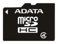 Карта памяти MicroSD ADATA 8Gb Class 4 