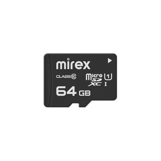 Карта памяти microSDXC Mirex 64 ГБ 
