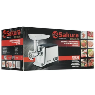 Мясорубка Sakura SA-6419BK Premium 