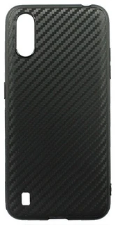 Чехол-накладка для Samsung A01 2020 Carbon, черный