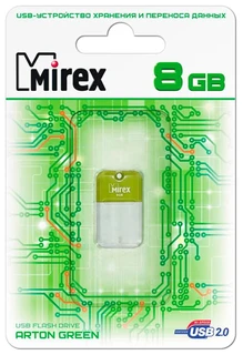 Флеш накопитель Mirex ARTON 32GB Green (13600-FMUAGR32) 