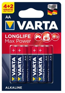Батарейки Varta Longlife Max Power AA бл.2 