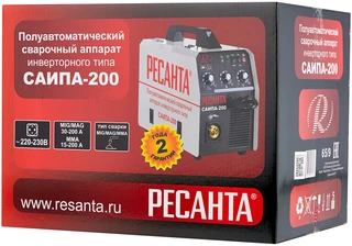 Сварочный аппарат РЕСАНТА САИПА-200 MIG/MAG 