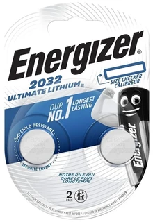 Батарейки  Energizer Ultimate Lithium CR2032-2BL