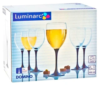 Набор бокалов Luminarc Domino 6пр 0.35л 