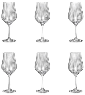 Набор бокалов для вина Crystalex TULIPA OPTIC, 0.45 л, 6 предметов 