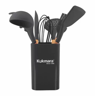 Набор кухонных принадлежностей Kukmara kuk-04/09011101, 9 предметов Grey 