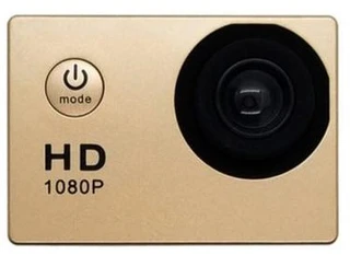 Экшн-камера Sports Cam HD 1080p, золотистый