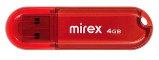 Флеш накопитель 4GB Mirex Candy, красный 