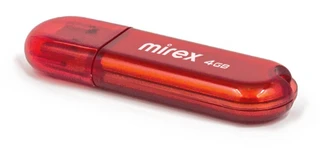 Флеш накопитель 4GB Mirex Candy, красный 