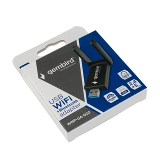 Сетевой адаптер WiFi+Bluetooth Gembird WNP-UA-020 