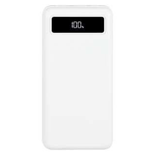 Внешний аккумулятор TFN Porta LCD PD, 20000 мАч, белый 