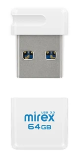 Флеш накопитель 64GB Mirex Minca, белый 