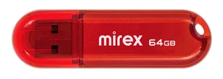 Флеш накопитель 64GB Mirex Candy, красный 