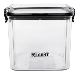 Контейнер для сыпучих продуктов Regent inox Linea DESCO 0.7 л, пластик 