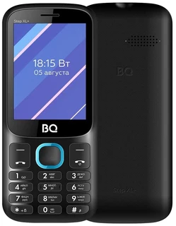 Сотовый телефон BQ 2820 Step XL+, черный/синий 