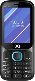 Сотовый телефон BQ 2820 Step XL+, черный/синий 