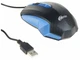Мышь проводная Ritmix ROM-202 Black-Blue USB вид 2