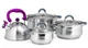 Набор посуды LARA LR02-92 Bell PROMO + чайник LARA LR00-61, 7 предметов вид 7