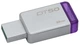 Флеш накопитель USB 3.1 Kingston DataTraveler 50 8GB фиолетовый/металл вид 1