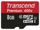 Карта памяти MicroSD Transcend 8Gb Class 10 UHS-I вид 1