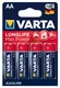 Батарейки Varta Longlife Max Power AA бл.2 вид 2