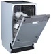Встраиваемая посудомоечная машина Бирюса DWB-409/5, серебристый вид 4