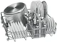 Встраиваемая посудомоечная машина Bosch SMV25AX00E вид 6